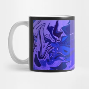 Purple Swirl and name tag Mug